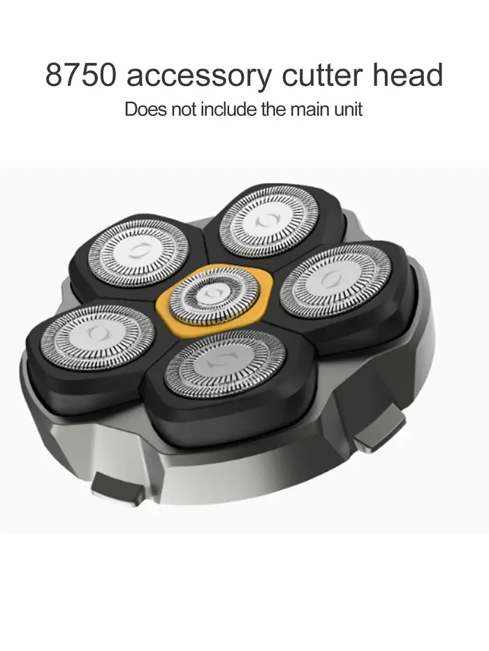 Rasoirs électriques pour hommes chauve, rasoir magnétique 6D, tondeuse à cheveux, Rechargeable par U