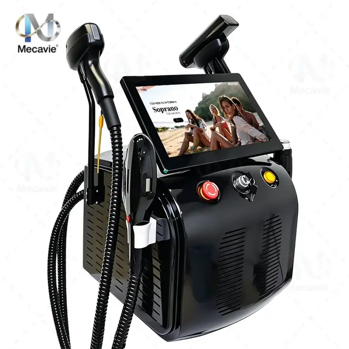 Nouvelle machine laser diode 4 en 1 Pico 808 Carbon Peeling RF IPL Nd Yag Picoseconde pour l'épilation et le détatouage 5000W