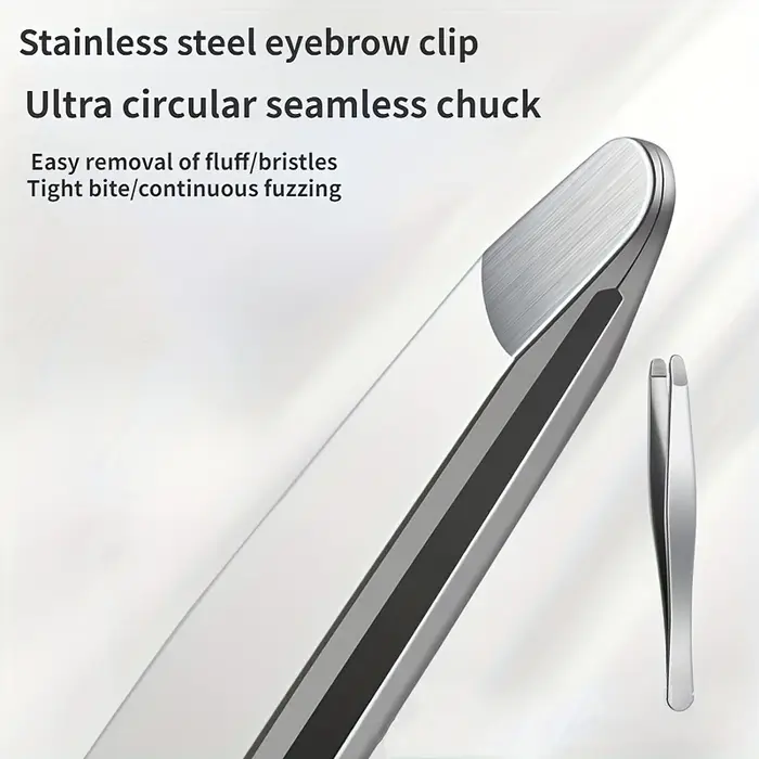 Pince à épiler professionnelle robuste en acier inoxydable pour sourcils et poils du visage avec pointes pointues