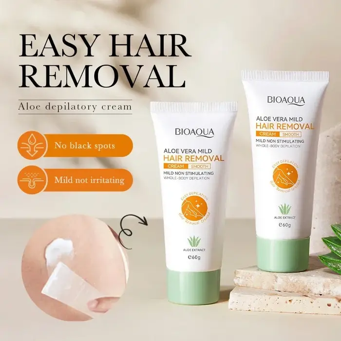 Crème dépilatoire permanente