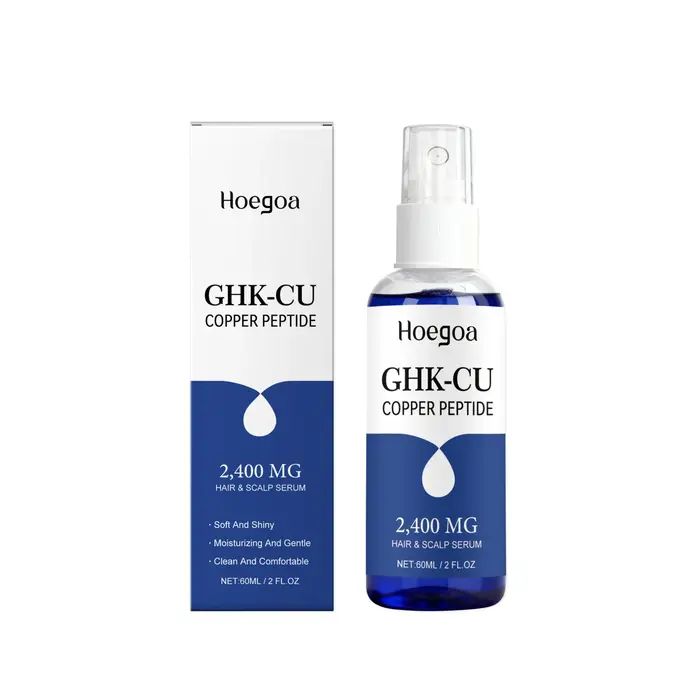 Sérum au cuivre GHKCU, anti-chute de cheveux, hydratant, pour cheveux secs et abîmés, amélioration d