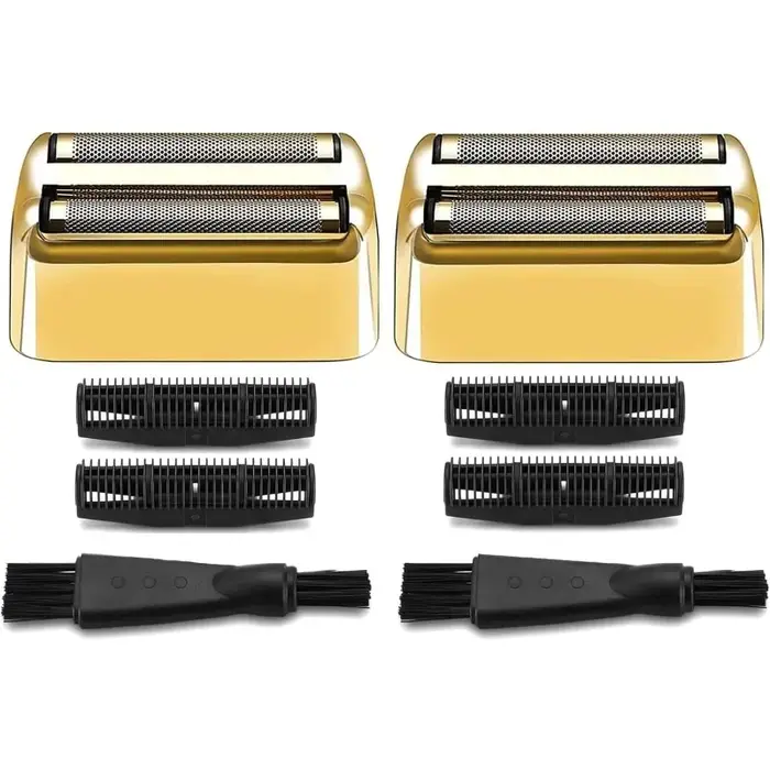Têtes et lames de rechange compatibles avec le rasoir double BaBylissPRO FXRF2G FXFS2 Gold