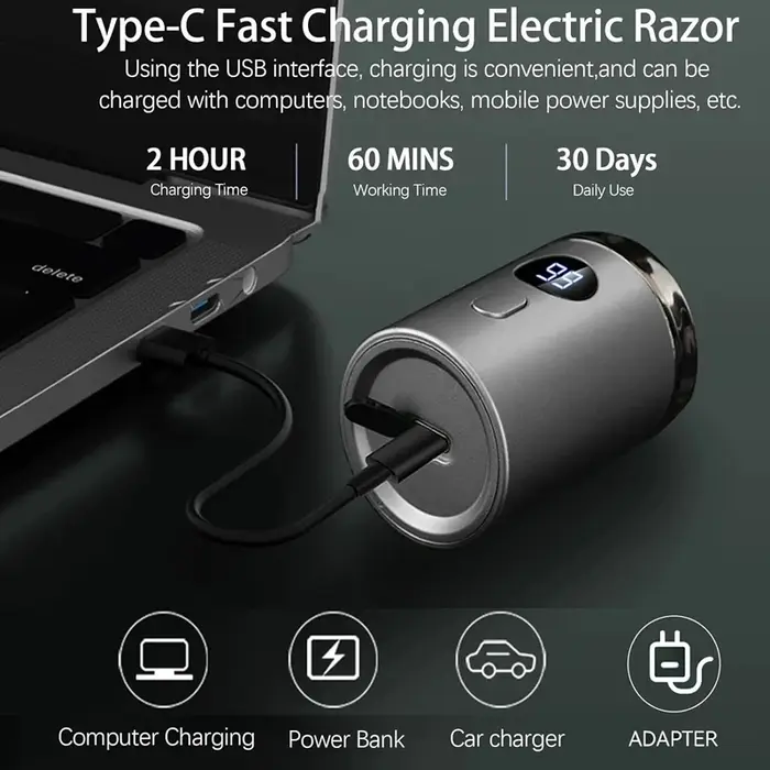 Mini rasoir électrique pour homme