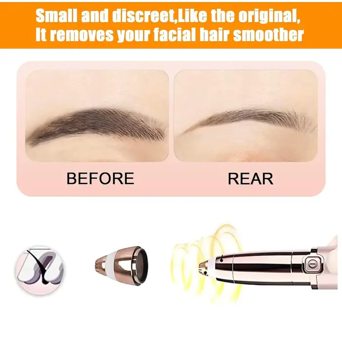 Têtes et lames de rechange pour couper le toucher des sourcils impeccables