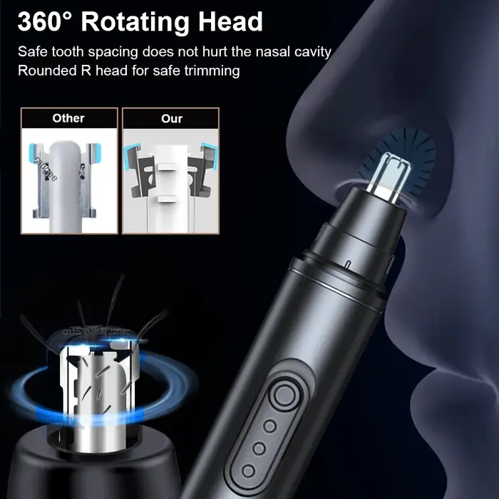 Tondeuse électrique pour poils du nez