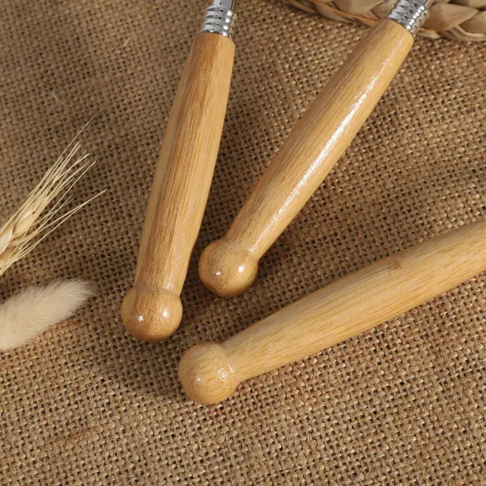 Rasoir manuel avec manche en bambou naturel pour hommes et femmes