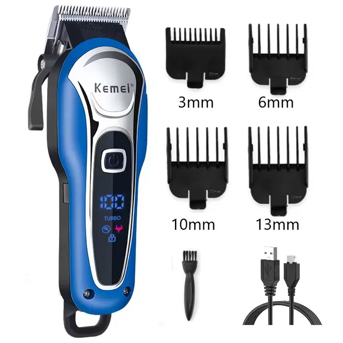 Kemei tondeuse à cheveux tondeuse à cheveux professionnelle tondeuse à cheveux électrique pour homme