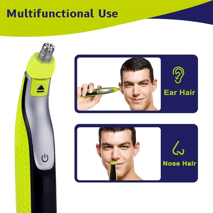 Têtes de rechange pour tondeuse à poils de nez Brangdy, pour rasoir Philips OneBlade QP2520 QP2630 QP6520 QP6530, lame à double tranchant lavable