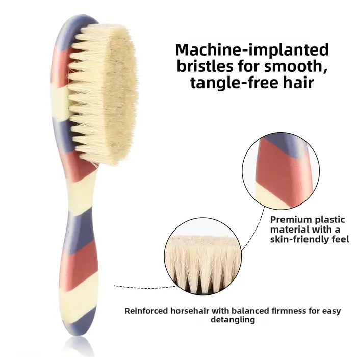 Brosse à barbe en poils de sanglier