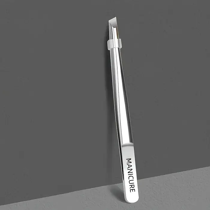 Pince à épiler en acier inoxydable pour la suppression des poils et des sourcils