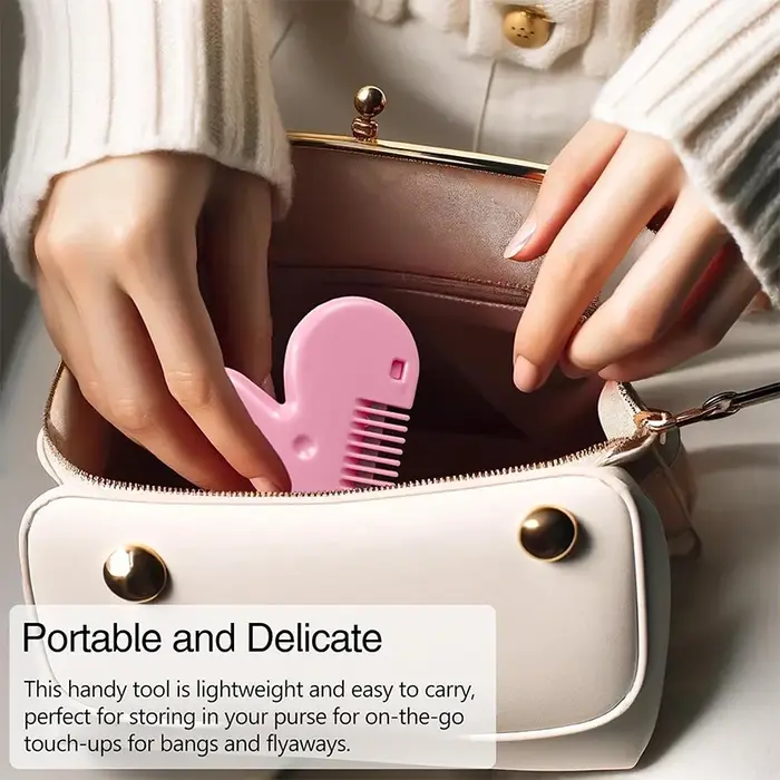 Nouvelle tondeuse à poils pubiens rose portable pour femmes - Outil de façonnage discret et privé avec lame à peigne