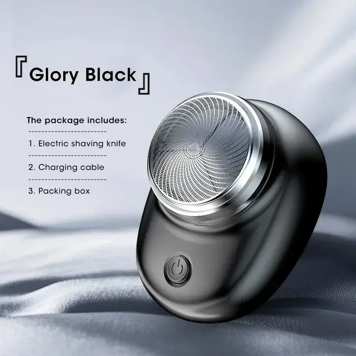 Mini rasoir électrique sans fil Portable professionnel pour hommes tondeuse à barbe humide et sèche rasoir USB Rechargeable étanche