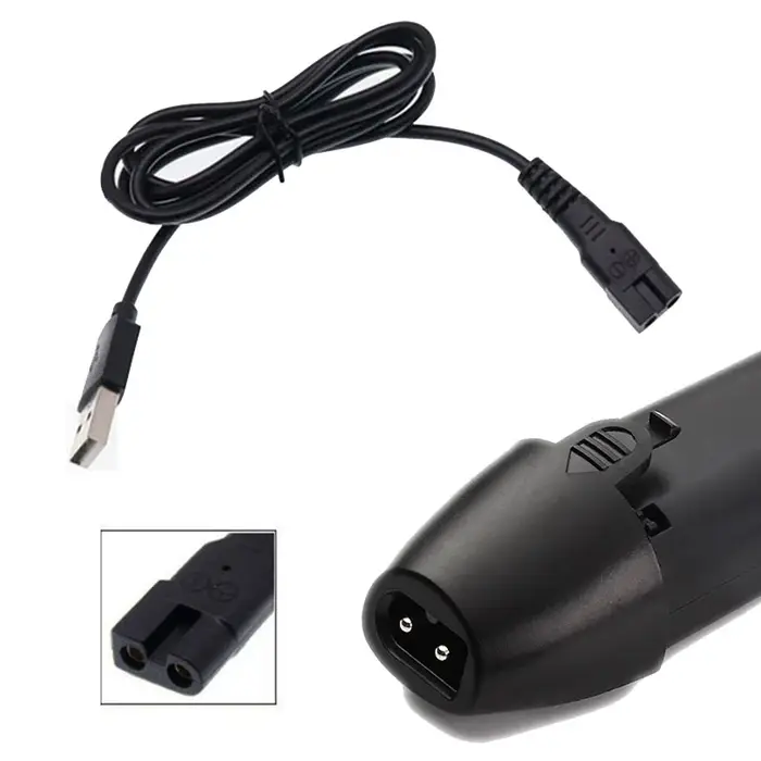Câble de chargement USB universel pour tondeuse à cheveux électrique