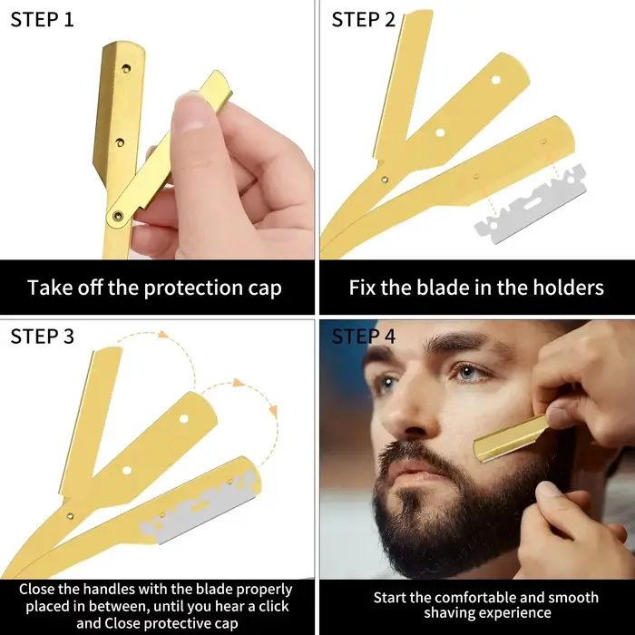 Rasoir manuel pour barbier