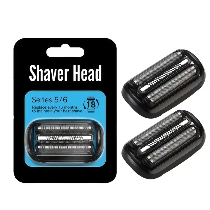 Tête de rechange 53B compatible avec le rasoir électrique Braun Series 5/6 5018s