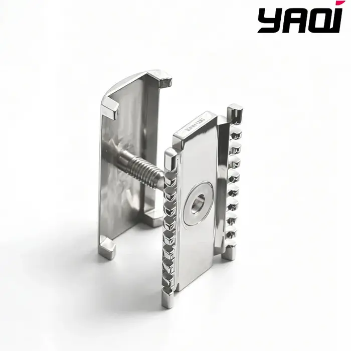 NOUVEAU 2026 Tête de rasoir de sécurité YAQI 1.50 OC Sentinel SSP pour hommes en acier inoxydable 316 poli avec interstice de lame de 1,5 mm
