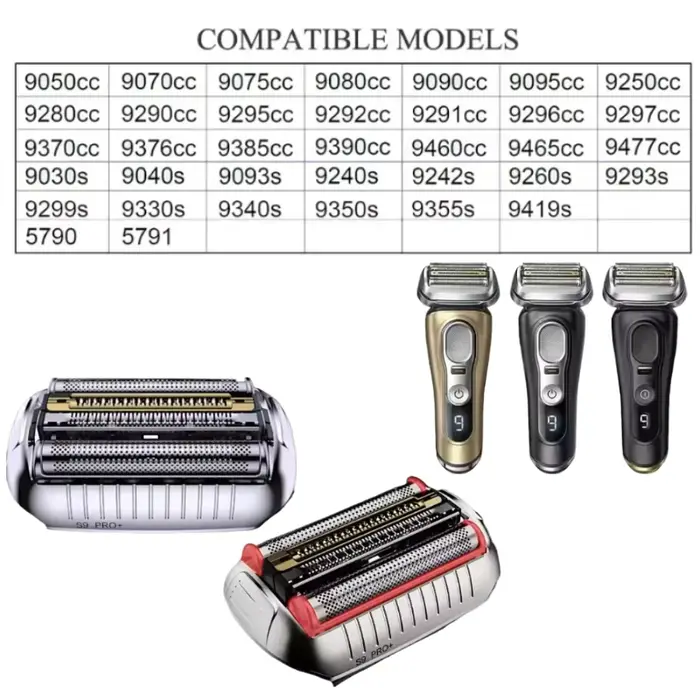 Tête de rasoir électrique de remplacement 94M/92S/92B pour Braun S9 Series