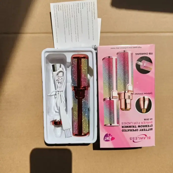 Épilateur électrique rechargeable portable 2 en 1