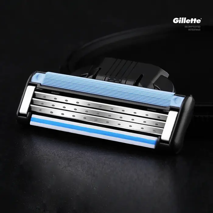 Véritable Gillette Mach 3 Rasage Lames de Rasoir Pour Hommes Marque La Lame À Raser Avec 8