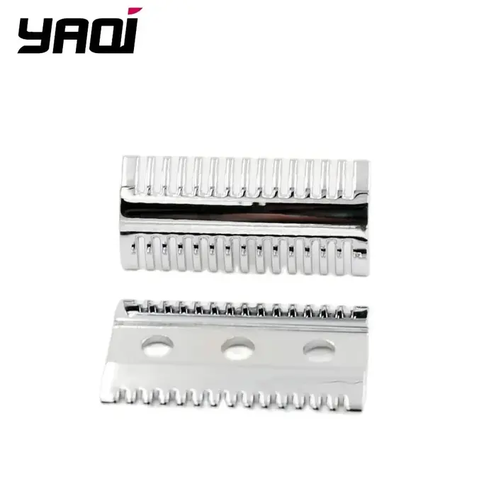 Nouveauté 2026 ! Tête de rasoir de sécurité YAQI Chrome Mellon pour homme