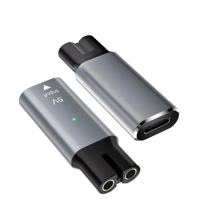 Adaptateur de chargeur de rasoir USB C vers 5V avec voyant lumineux pour Philips Norelco OneBlade QP2724 QP2834 QP4530 QP1924