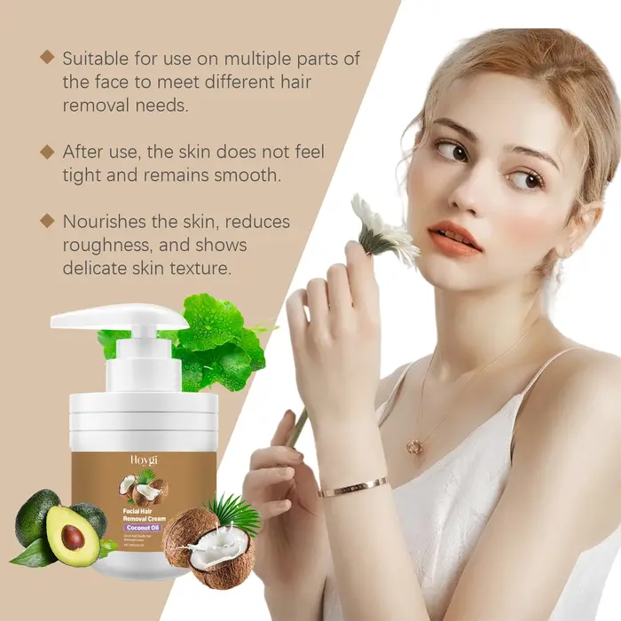 Crème dépilatoire visage et corps