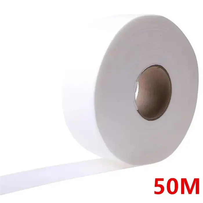 1 rouleau 50m 100m tissu non tissé corps cheveux enlever cire rouleaux de papier bandes