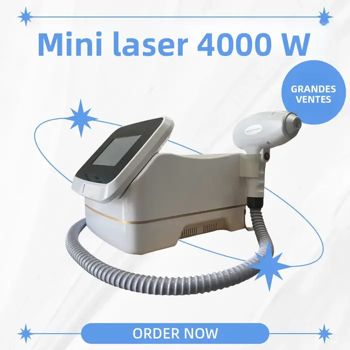 Mini Épilateur Laser Diode 808nm Ice Platinum 4000W pour Épilation et Rajeunissement Cutané à Domicile – Le Choix Idéal