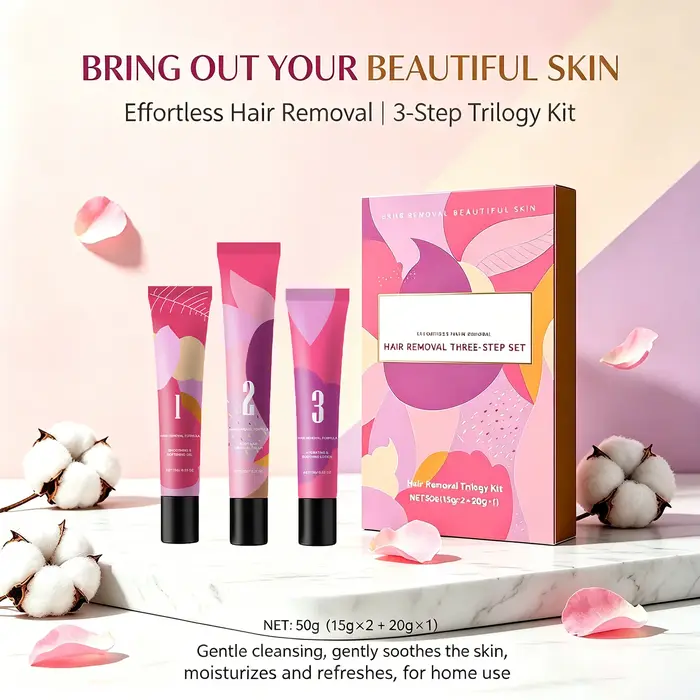 Kit de trilogie d'épilation douce pour femmes