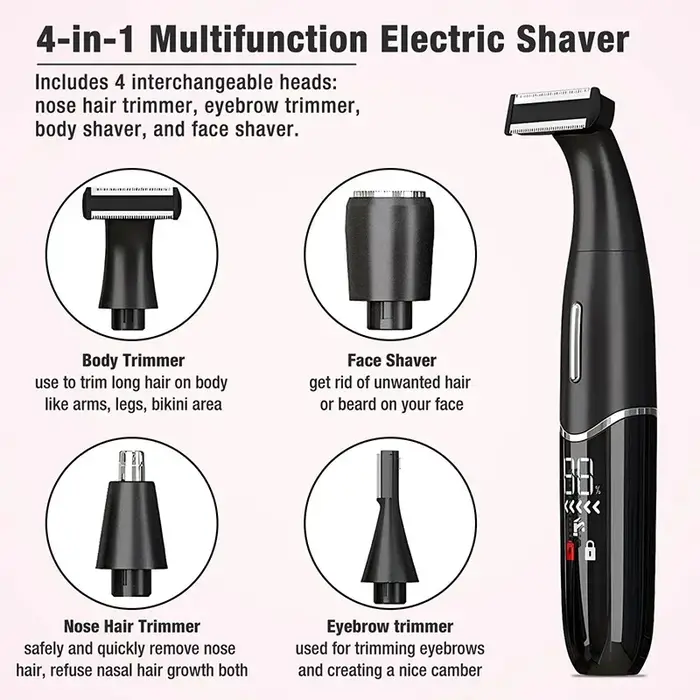 Zone intime coupe de cheveux rasoir de précision hommes ligne de Bikini boules