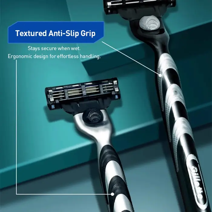 Rasoir manuel pour homme Gillette Mach 3 Classic à lame à 3 couches