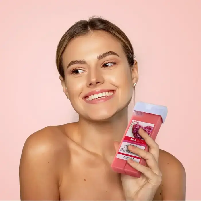 Cire à épiler Roll-on Rose Aloe – Recharge pour épilation indolore – Cartouche