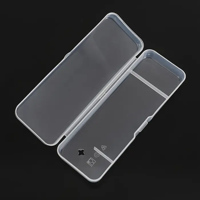 Boîte de rangement transparente pour rasoir, 1 pièce, boîte de rangement Portable de voyage pour hommes, porte-couteau, boîte de rangement en plastique, support de conteneur de rasoir