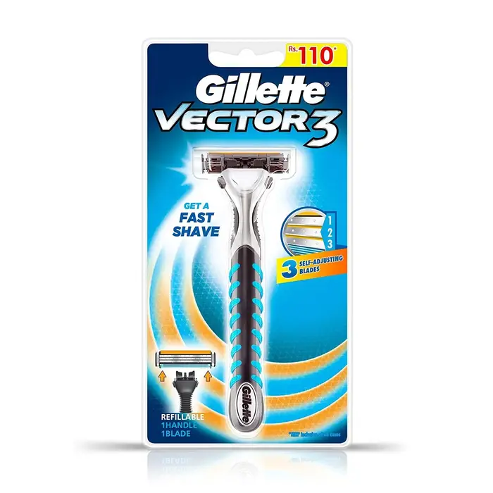 Gillette-Rasoir manuel Vector 3 pour hommes