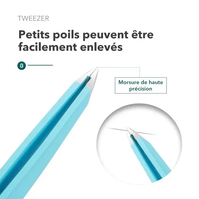 MR.GREEN – pince à sourcils colorée