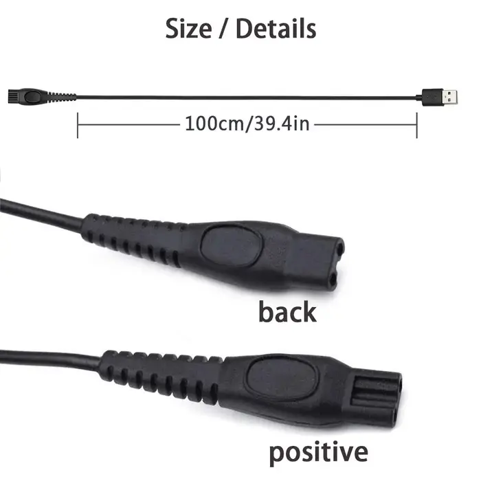 Chargeur de rasoir USB pour Philips-Norelco HQ8505