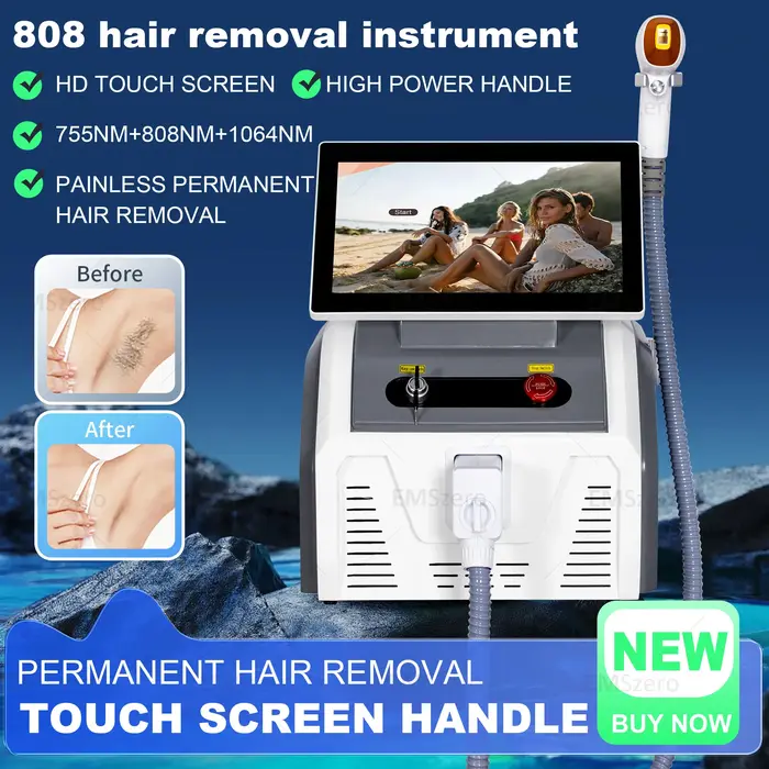 Épilateur professionnel 5000W 808nm à diode pour l'épilation du visage et du corps