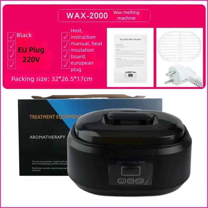 Chauffe-cire à la paraffine WAX-2000 200W avec affichage numérique et contrôle de la température, ap
