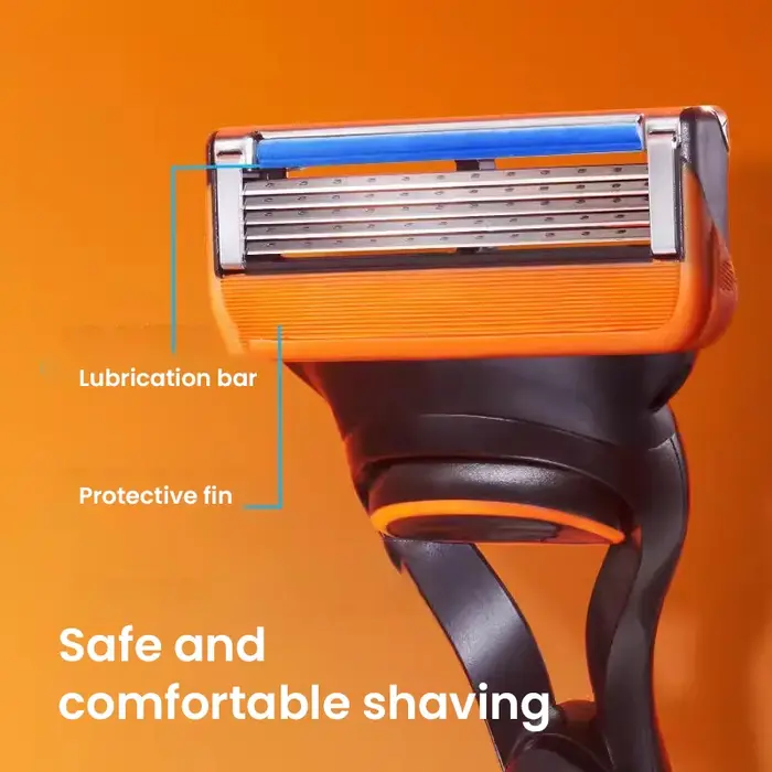 Gillette Razor Fusion 5 ProGlide rasoir avec 1 support magnétique 1 poignée 2/4/5 tête de rasoir de rechange Machine à raser manuelle de sécurité