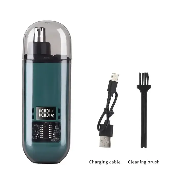 Tondeuse électrique pour le nez, Mini tondeuse à barbe Portable pour hommes, Rechargeable par USB, p
