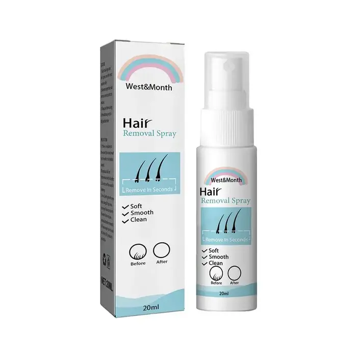 Spray d'identification des cheveux pour le rasage du visage, formule douce, épilation efficace pour 