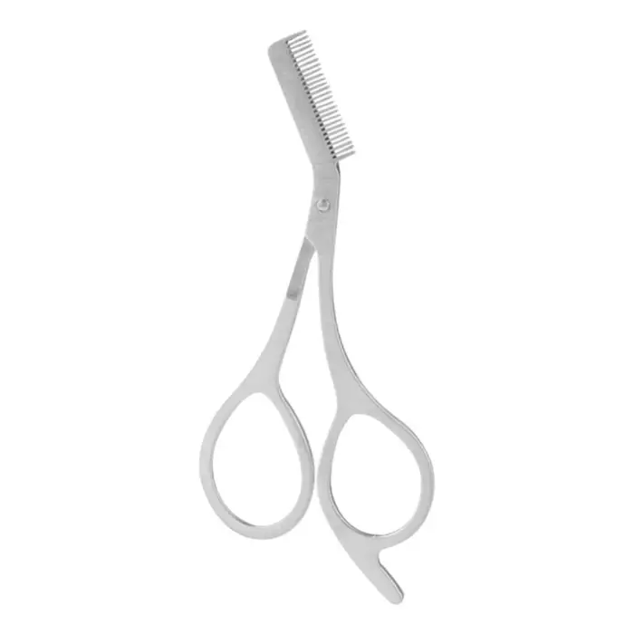 Ciseaux coupe-sourcils en acier inoxydable, outil de toilettage de précision pour hommes et femmes, 