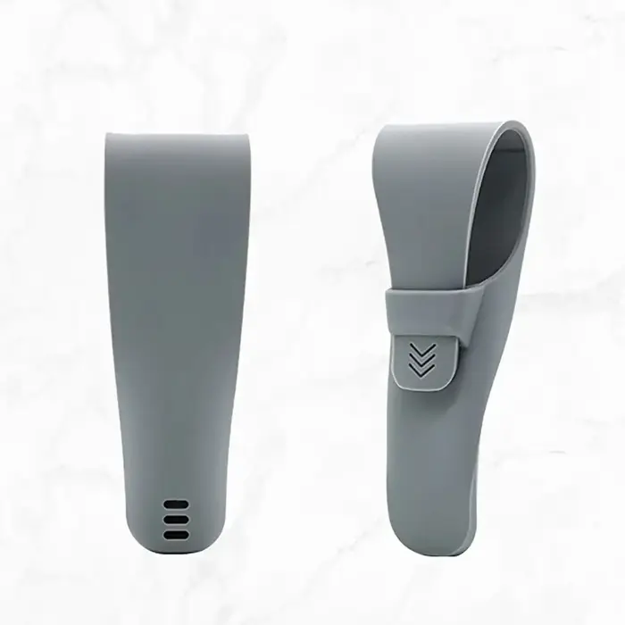 Boîte de support Portable pour rasoir en Silicone, couvercle de protection pour rasoir manuel, accessoires de rasage portables et étanches, boîte de rangement pour rasoir C