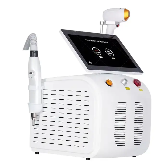 Épilateur professionnel Soprano Titanium 4-en-1, laser diode, Pico LPL, Nd Yag, laser picoseconde, épilation, élimination des tatouages
