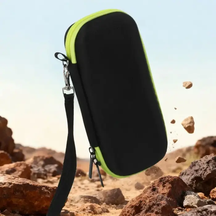 Étui de rangement pour rasoir anti-chute, résistant aux éclaboussures et à la poussière, sac de transport compact avec cordon pour la série Philips One Blade QP
