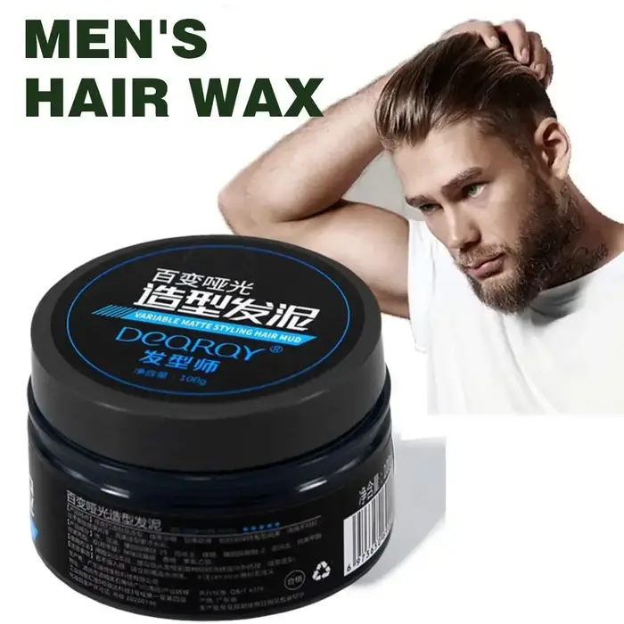 Argile coiffante usage quotidien hommes cheveux mode mat fini