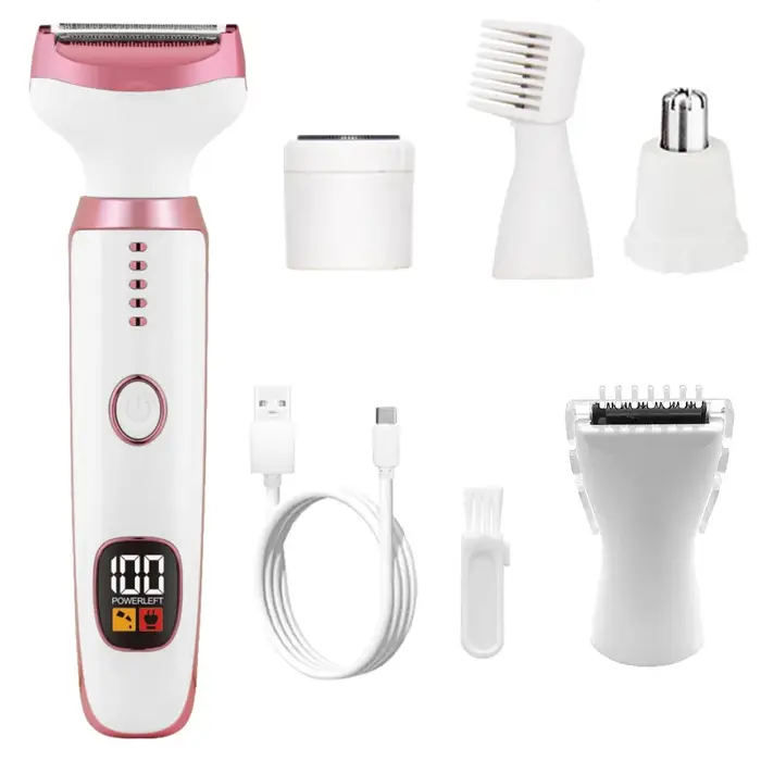 Rasoir électrique amélioré pour femme épilation du corps épilateur indolore tondeuse sans fil femmes visage jambe Bikini
