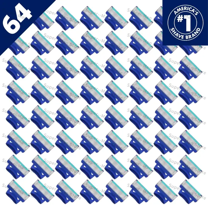 Nouveau rasoir manuel bleu à 5 lames