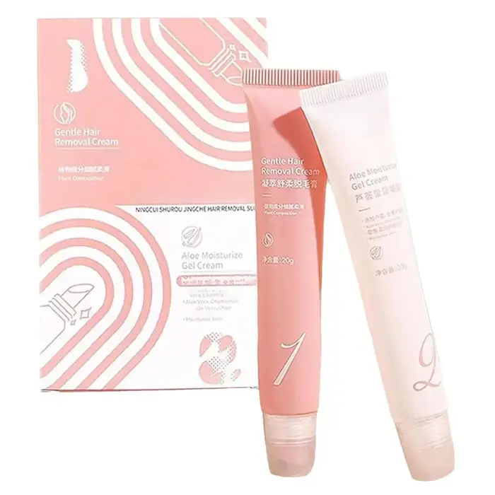 Crème d'épilation des lèvres pour hommes et femmes, dissolvant de moustache du visage doux et indolo