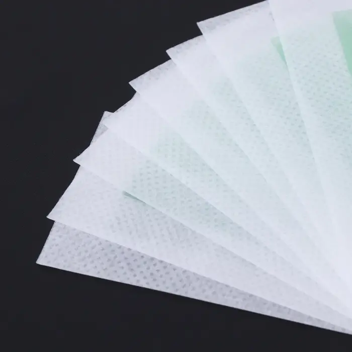 10x épilation épilateur dépilatoire bandes cire froide tampon papier pour le visage non tissé